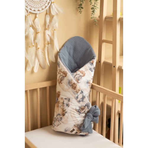 Βρεφική Κουβέρτα Μουσελίνας 5908310398891_nest dragons